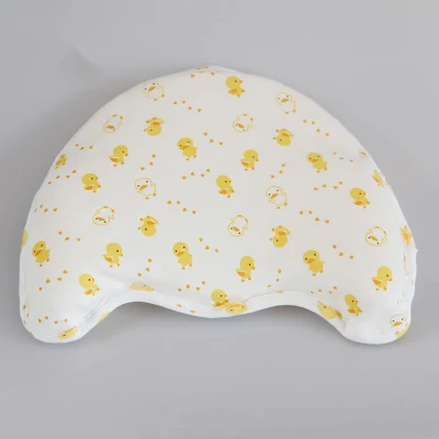 Almohada protectora para la cabeza de algodón con memoria de rebote lento, almohada para dormir para bebé